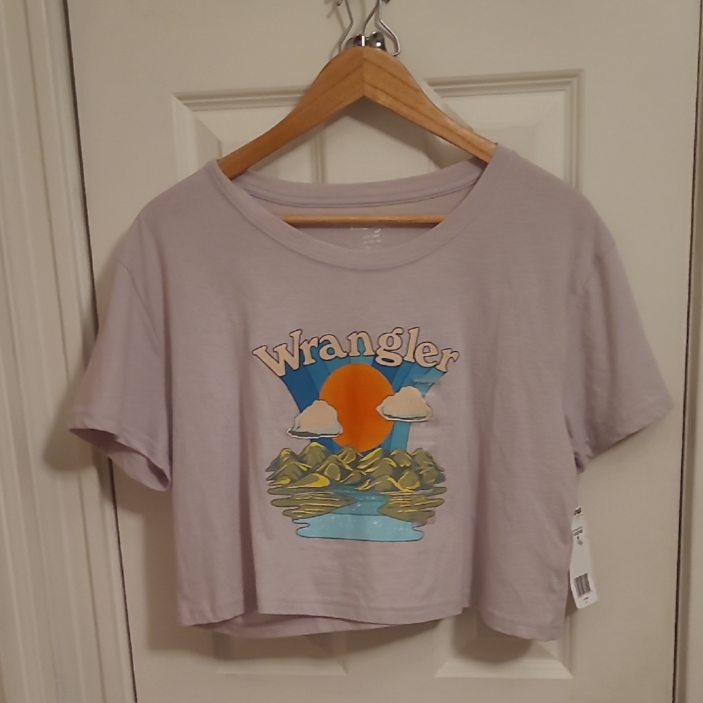 Wrangler Women's Graphic Tee - Light Purple